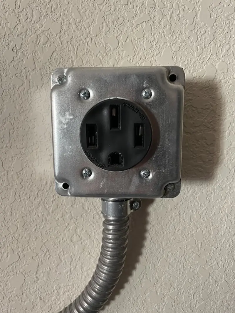 NEMA 14-50 outlet installed for Smart Home Electrical in Mount Rainier